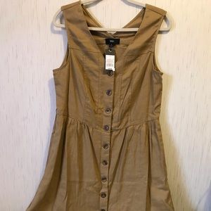 Mossimo Linen Blend Midi Dress